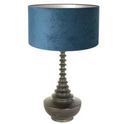 Anne Light & Home Tafellamp Bois Bol Velours Blauw Ja Best
