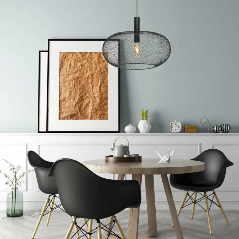 Anne Light & Home Hanglamp Cloud Zwart Ø50cm