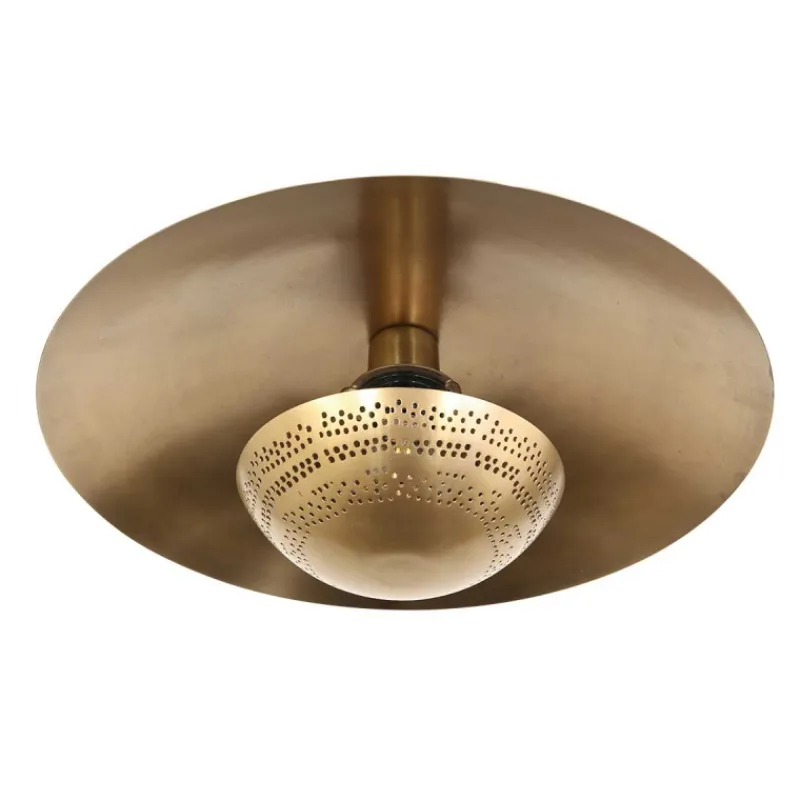 Anne Light & Home Plafondlamp Brassi Brons Ø42cm