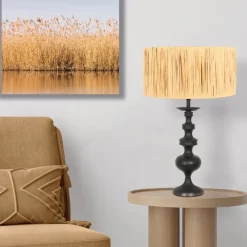 Anne Light & Home Tafellamp Lyons Kandelaar Gras Naturel Ja Online