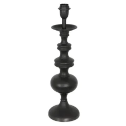 Anne Light & Home Tafellamp Lyons Kandelaar Hout Zwart 54cm
