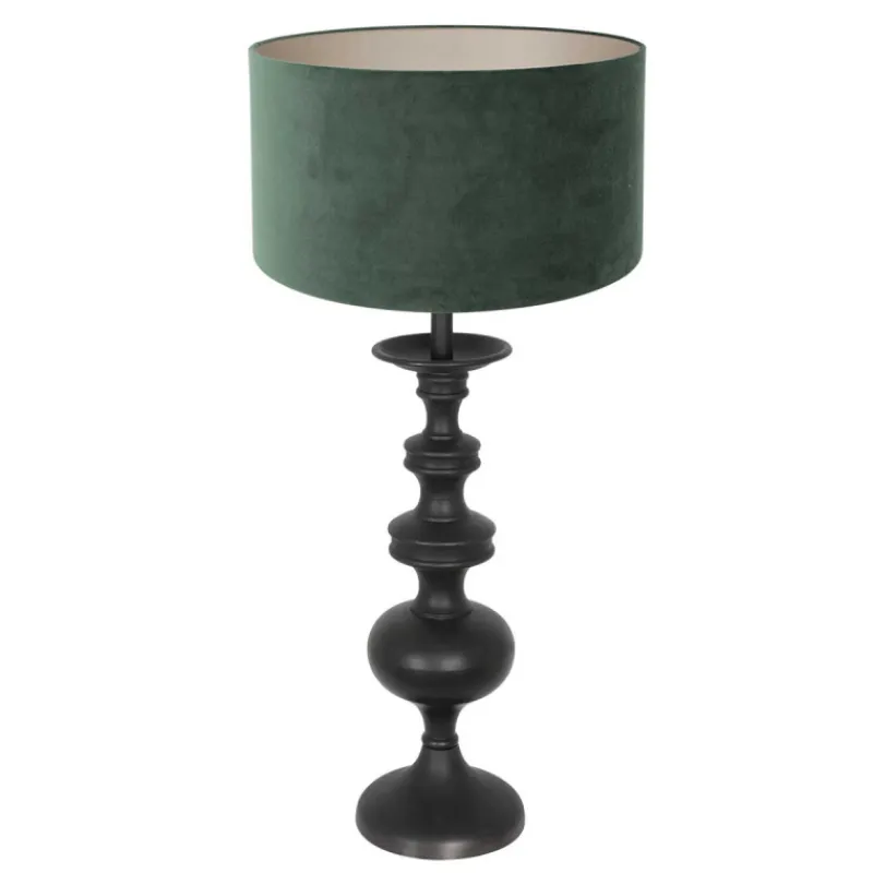 Anne Light & Home Tafellamp Lyons Kandelaar Velours Groen Ja Sale