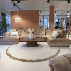 Easy Sofa Bank Popoline Cyclamen Lichtbruin Sale