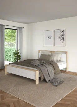 Giga Living ed Next Jackson Hickory Wit Hoogglans 170x225cm - B Clearance