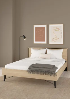 Giga Living Bed Ry Jackson Hickory B 160x200cm -