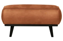 Woood BePureHome Statement Hocker Eco Leer Cognac Lederlook Clearance