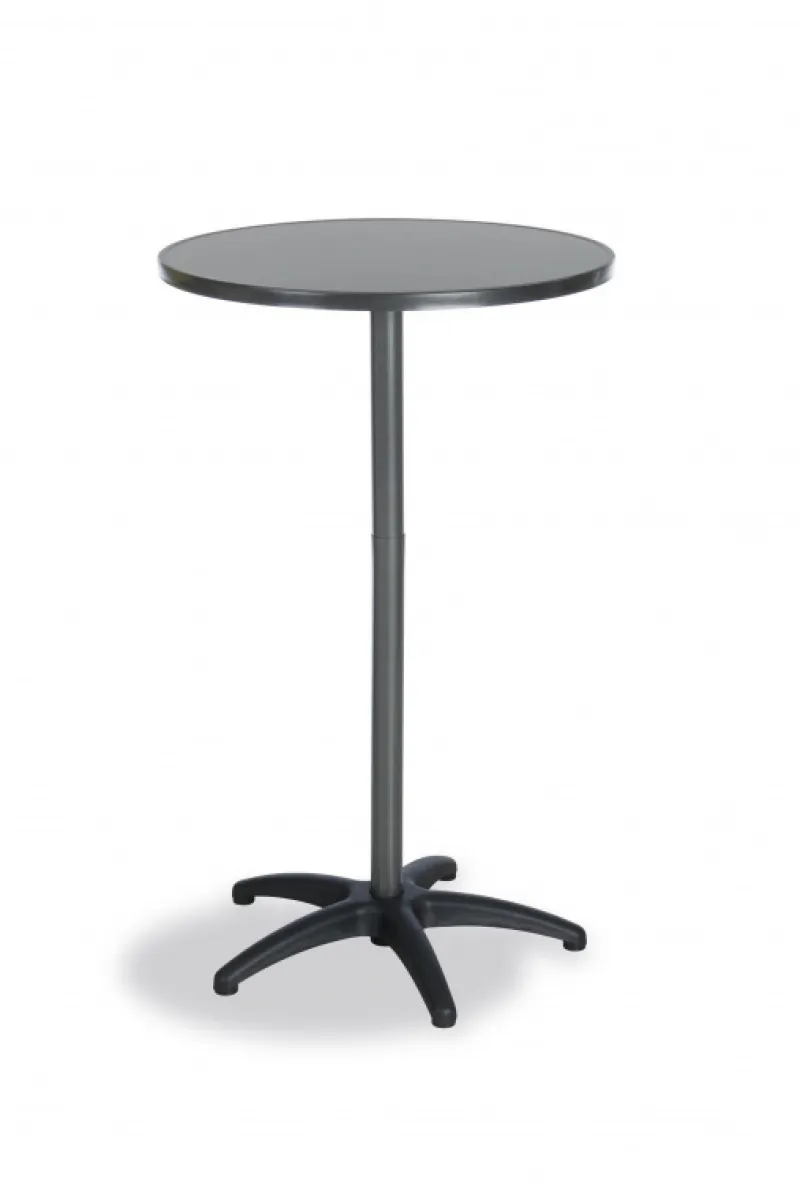 BEST In Hoogte Verstelbare Tuintafel/statafel Duo Ø70cm Antraciet