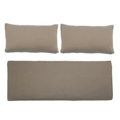 Bloomingville Mundo Kussen Cover (Zonder Vulling) Polyester - Set van 3 Bruin Discount