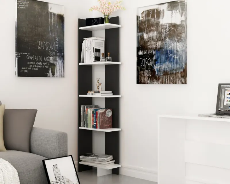 Arabic House Boekenkast Als Zwart/Wit