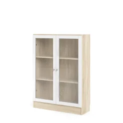 Giga Living Boekenkast Basic Glas 79x107cm -