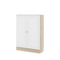 Giga Living Boekenkast Basic 79x107cm - Naturel/Wit