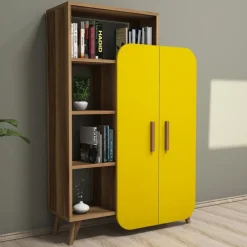 Arabic House Boekenkast Form Melamine Walnoot