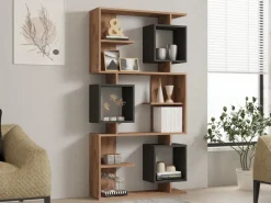 Arabic House Boekenkast Icardi Naturel/Antraciet Clearance