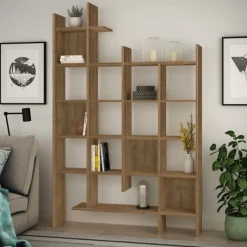Arabic House Boekenkast Manco 188cm Bruin Clearance
