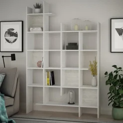 Arabic House Boekenkast Manco 188cm Wit Clearance
