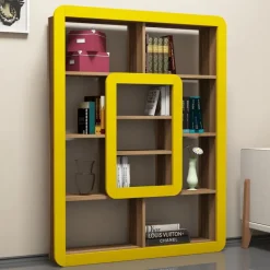 Arabic House Boekenkast Orkide Melamine Geel