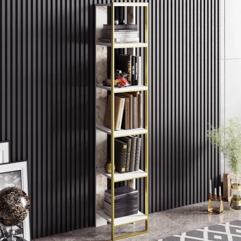 Arabic House Boekenkast Polka Melamine Goud Wit