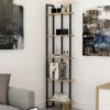 Arabic House Boekenkast Alice Melamine Eiken Zwart