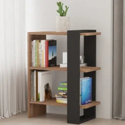 Arabic House Boekenkast Ova Bruin/Antraciet 70cm Outlet