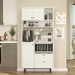 Arabic House Buffetkast Roland 88x180cm Wit Sale