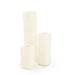 By-Boo Kandelaar Cube Set van 3 Beige Sale
