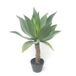 By-Boo Kunstplant Agave Op Rechte Stam Met Pot