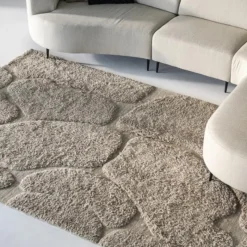 By-Boo Vloerkleed Kala Wol 200x300cm Taupe