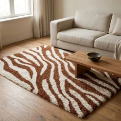 By-Boo Vloerkleed Marty 190x290cm Caramel Bruin
