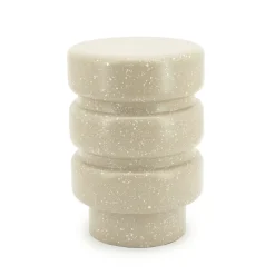 By-Boo Bijzettafel Spatter Taupe Outlet