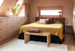 Coco Maison Bankje Lino 96cm Naturel