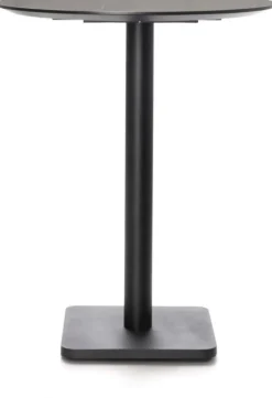 Coco Maison Bartafel Brest Marmer /Zwart Ø80cm Lichtgrijs