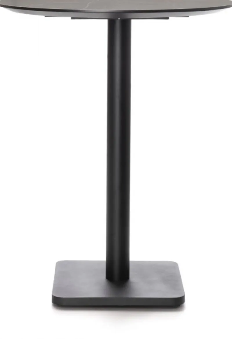 Coco Maison Bartafel Brest Marmer /Zwart Ø80cm Lichtgrijs