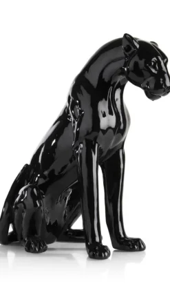 Coco Maison Beeld Sitting Leo 47cm Zwart Best