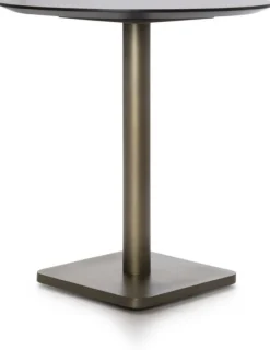 Coco Maison Bistrotafel Brest Marmer /Goud Ø80cm
