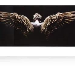 Coco Maison Fotoschilderij Angel Wings 80x150cm Zwart Hot