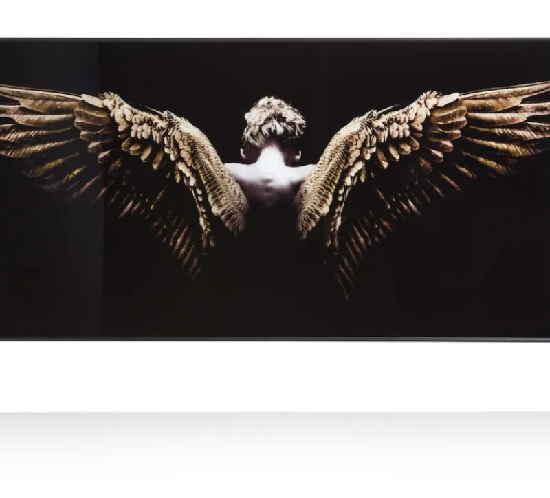 Coco Maison Fotoschilderij Angel Wings 80x150cm Zwart Hot