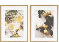 Coco Maison Schilderij Summer Table Set van 2 60x80cm