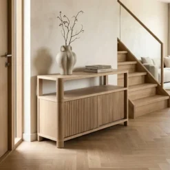 DÉJA Living DÉJA Halkastje Malaga Eiken 90cm Naturel Best
