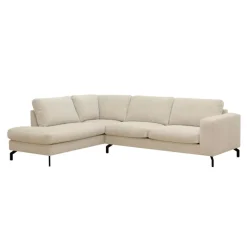 DÉJA Living DÉJA Hoekbank 3-zits Parker Beige Links Outlet