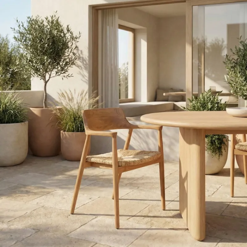 DÉJA Living DÉJA Tuinstoel Lev Teakhout Naturel Online