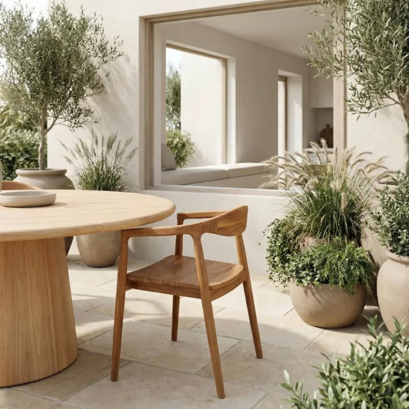 DÉJA Living DÉJA Tuinstoel Liva Teakhout Naturel New
