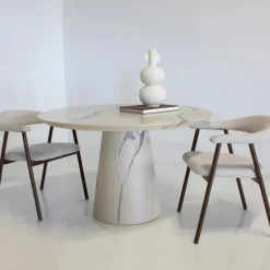 DÉJA Living DÉJA Eettafel Flen Marmerlook Rond 120cm