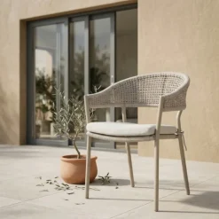 DÉJA Living DÉJA Tuinstoel Bari Beige/Taupe Clearance