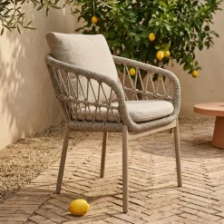 DÉJA Living DÉJA Tuinstoel Zivia Taupe/Taupe New
