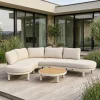 DÉJA Living DÉJA 3-zits Loungeset Catalina met Teak Salontafel Taupe/Beige Discount