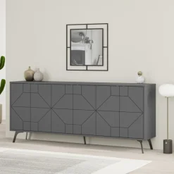 Arabic House Dressoir Dune 185cm Antraciet Discount