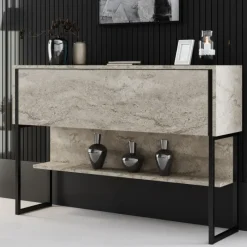 Arabic House Dressoir Luxe look/Zwart 120cm