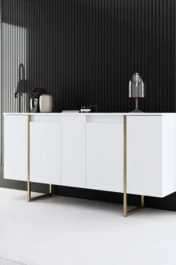 Arabic House Dressoir Luxe /Goud 160cm Wit Best