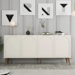 Arabic House Dressoir Lyon /Walnoot 180cm Crème Best