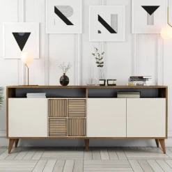Arabic House Dressoir Milan Melamine Walnoot 180cm